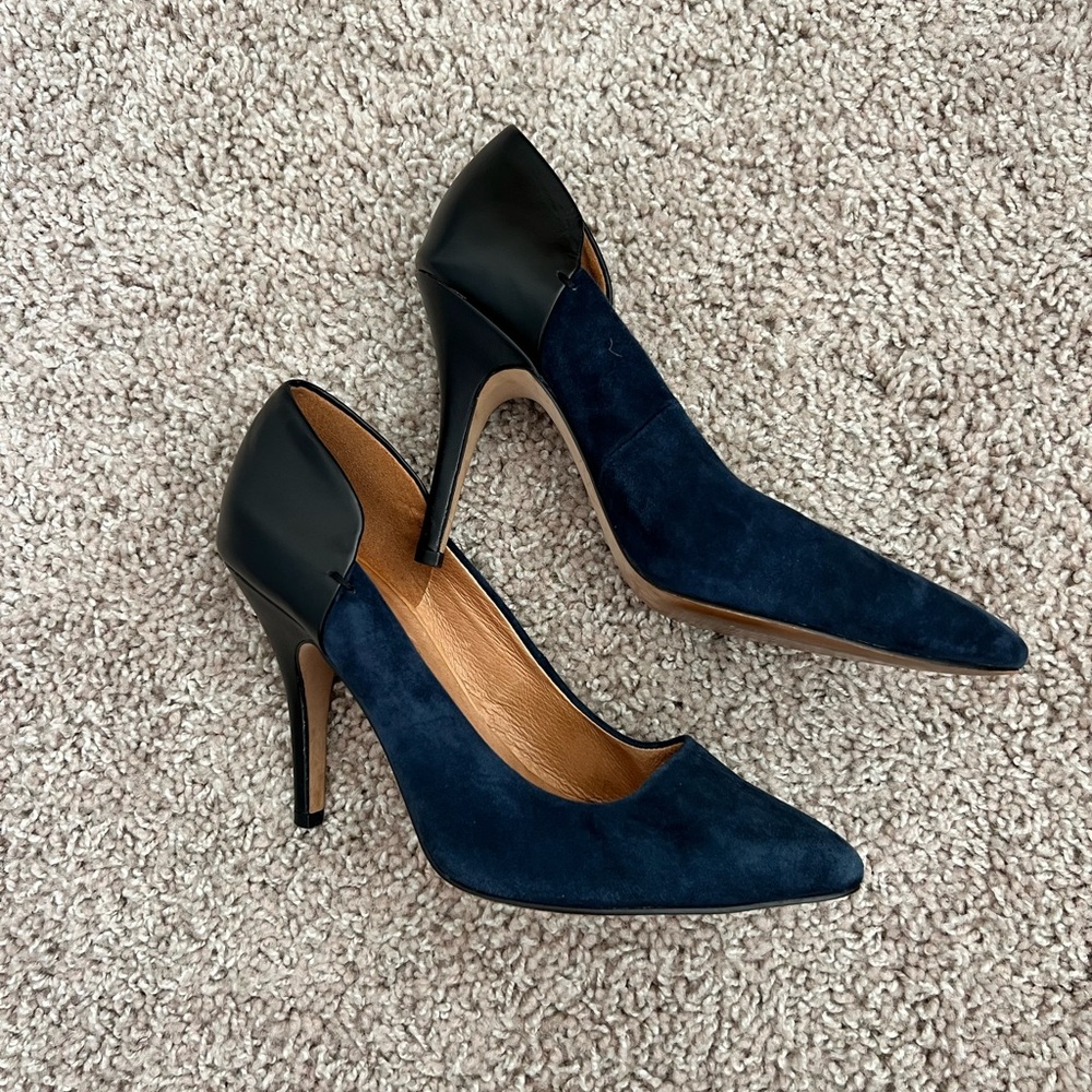 Madewell Maddie two tone pumps